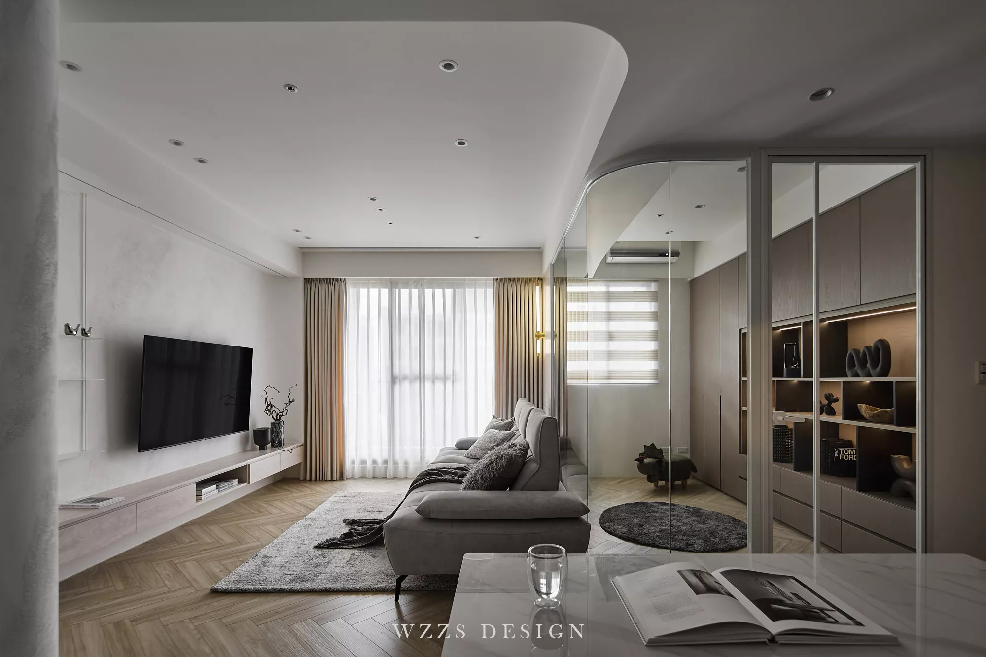 沉穩。家具配置實例