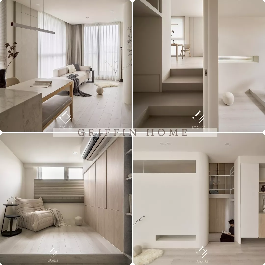 流動。家具配置實例