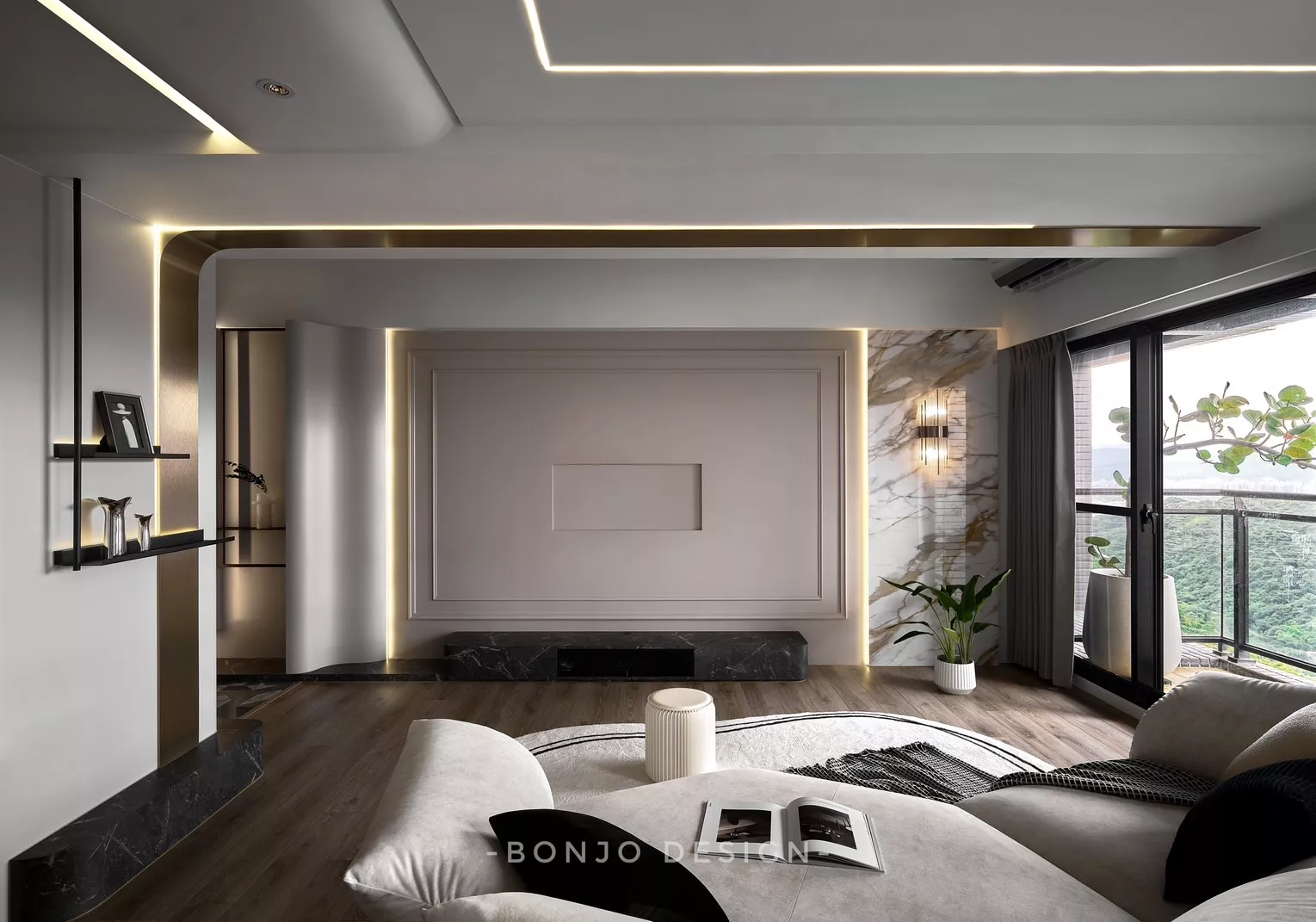 簡約。家具配置實例